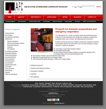 AFC International (content management system / ecommerce development)