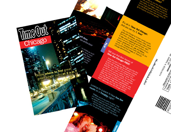 Time Out Chicago (New magazine launch - Direct Mail)
